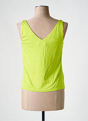 Top coupe cintrée fines bretelles vert SURKANA femme