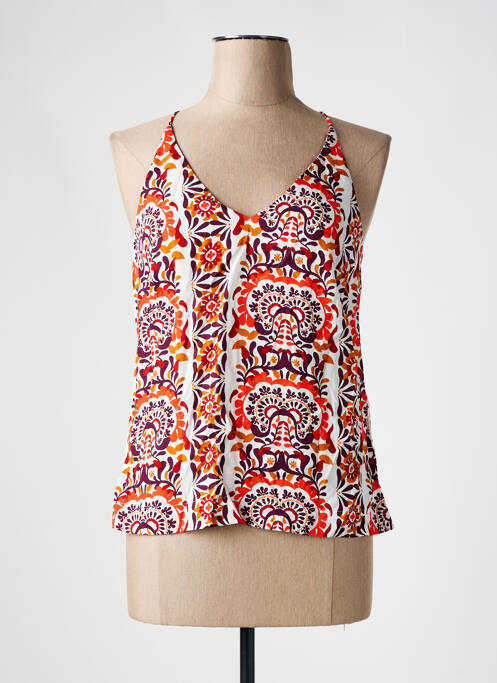 Top orange SURKANA pour femme