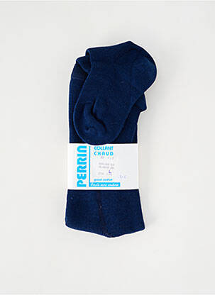 Collants stretch bleu PERRIN fille