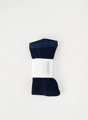 Collants stretch bleu PERRIN fille