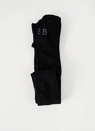 Collants stretch noir CKS fille