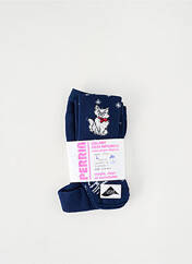 Collants bleu PERRIN pour fille seconde vue