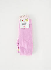 Collants rose KEIT pour fille seconde vue