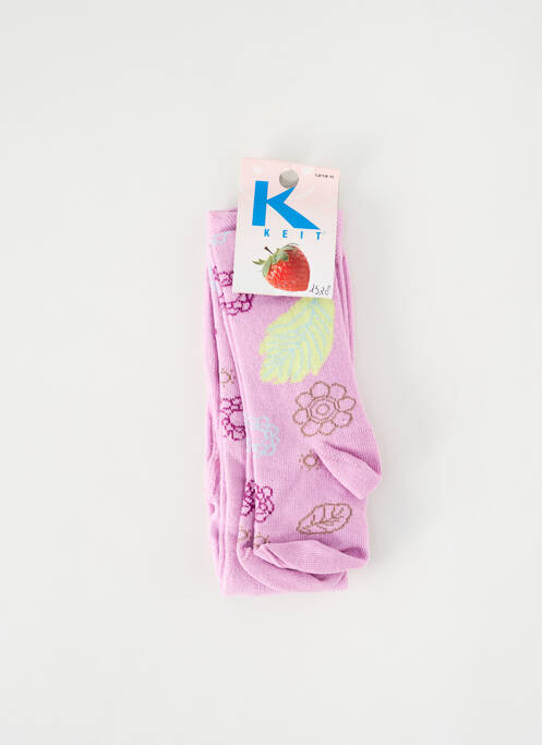 Collants rose KEIT pour fille