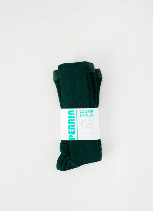 Collants vert PERRIN pour fille