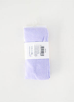 Collants imprimé fantaisie violet P'TITES CANAILLES fille