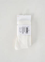 Collants blanc P'TITES CANAILLES pour fille seconde vue