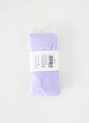 Collants violet P'TITES CANAILLES pour fille seconde vue