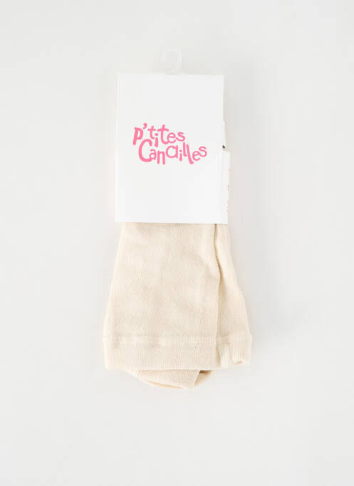 Collants beige P'TITES CANAILLES pour fille