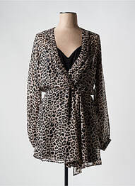 Robe courte manches longues manches longues gris TIFFOSI femme