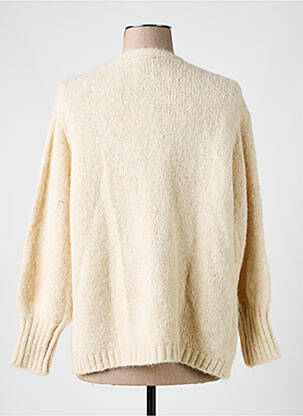 Gilet manches longues stretch beige SURKANA femme