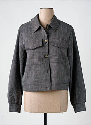 Veste casual poches gris KAFFE femme