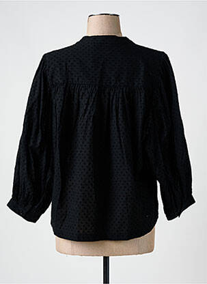 Chemisier manches longues manches longues noir KAFFE femme
