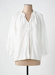 Blouse blanc KAFFE pour femme seconde vue