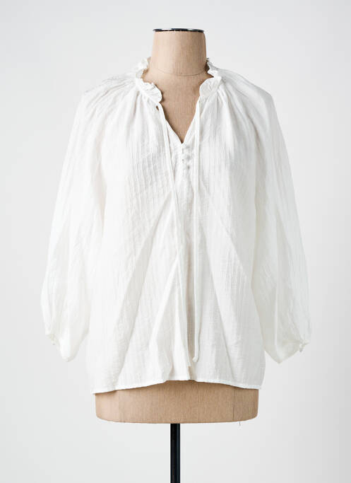 Blouse blanc KAFFE pour femme