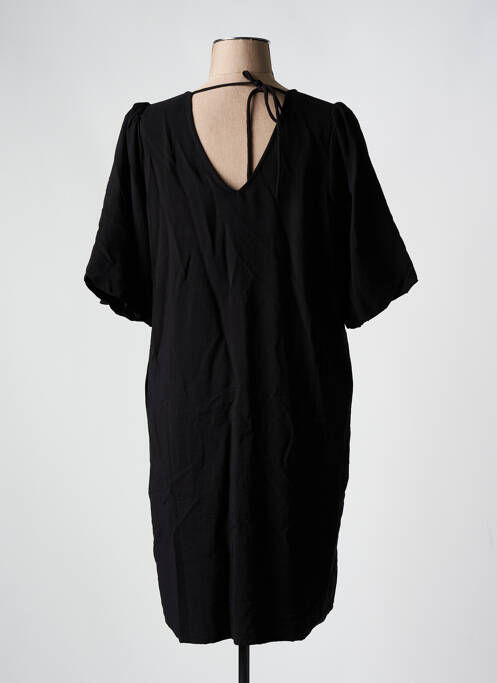 Robe mi-longue noir KAFFE pour femme