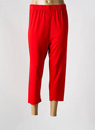 Legging tissage jersey taille normale rouge POMME ROUGE femme