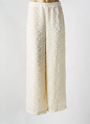 Pantalon large beige KAFFE pour femme