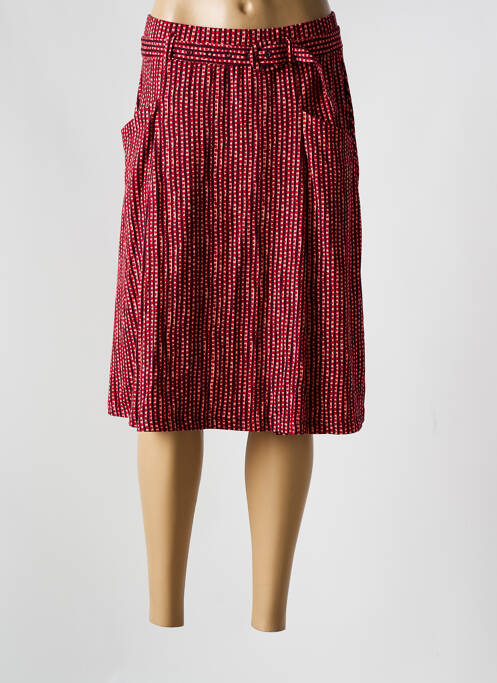 Jupe mi-longue rouge SURKANA pour femme