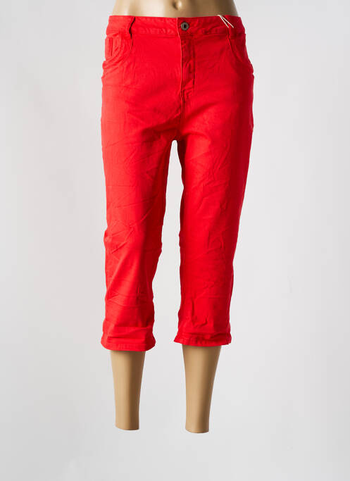 Pantacourt rouge KAROSTAR pour femme
