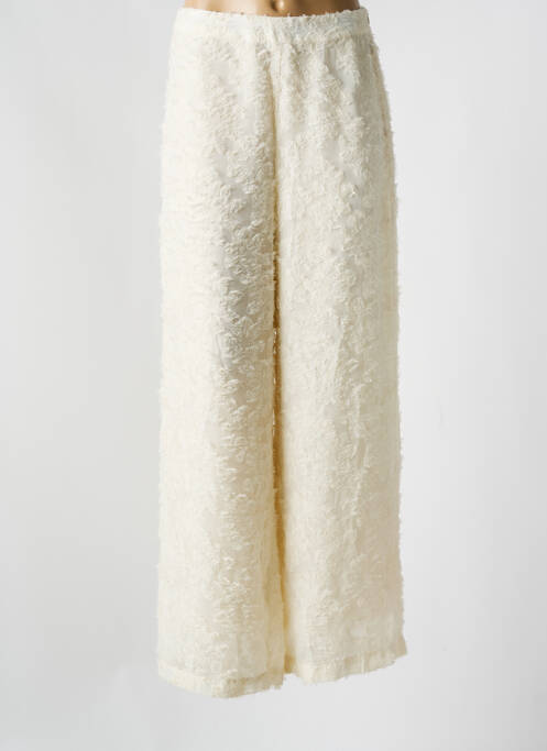 Pantalon large beige KAFFE pour femme