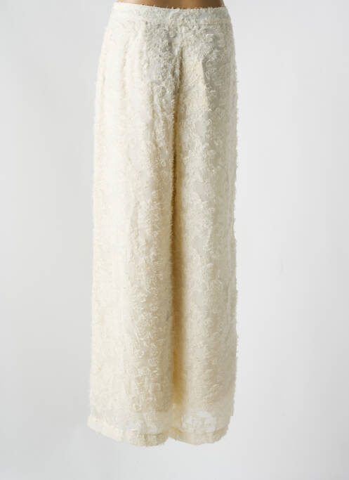 Pantalon large beige KAFFE pour femme