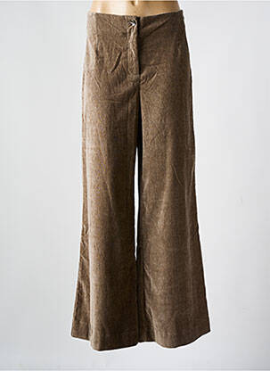 Pantalon flare coupe évasée marron SURKANA femme