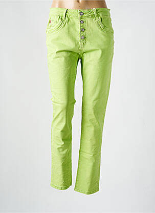 Pantalon slim poches vert KAROSTAR femme