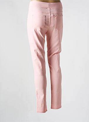 Pantalon slim poches taille haute rose CHRISTY femme