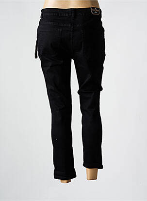 Pantalon slim poches noir BS JEANS femme