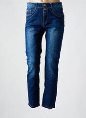Jeans coupe slim bleu KAROSTAR pour femme seconde vue