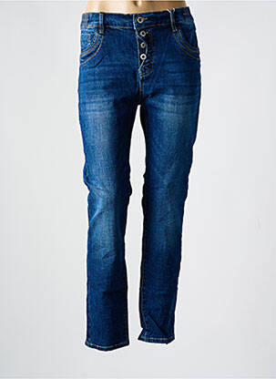 Jeans coupe slim bleu KAROSTAR pour femme