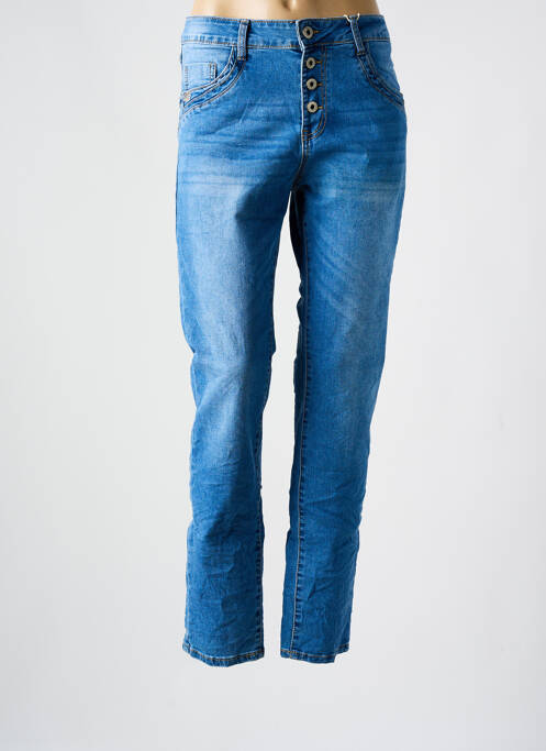 Jeans coupe slim bleu KAROSTAR pour femme