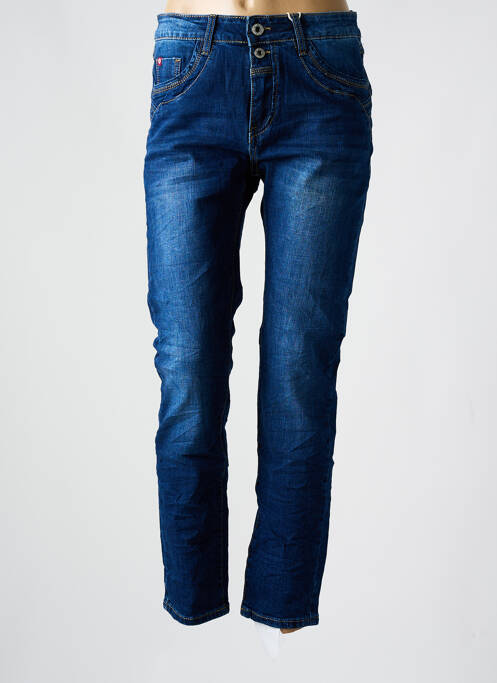 Jeans coupe slim bleu KAROSTAR pour femme