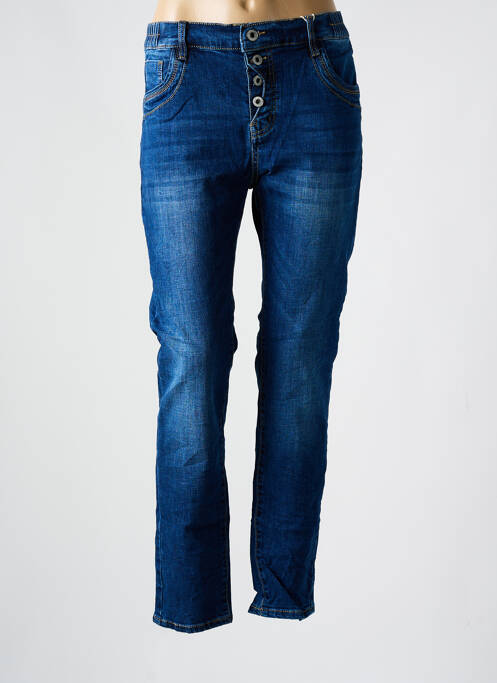 Jeans coupe slim bleu KAROSTAR pour femme