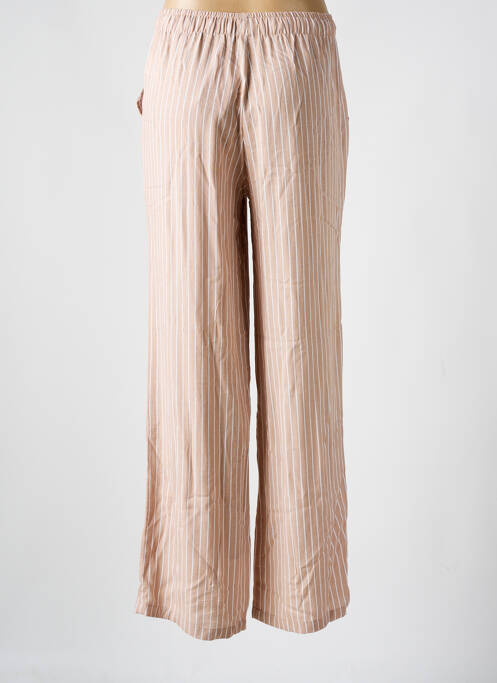 Pantalon droit beige TIFFOSI pour femme