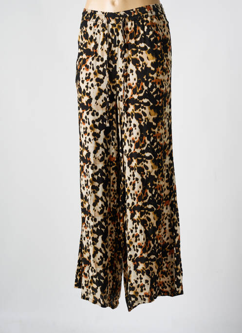 Pantalon droit noir KAFFE pour femme