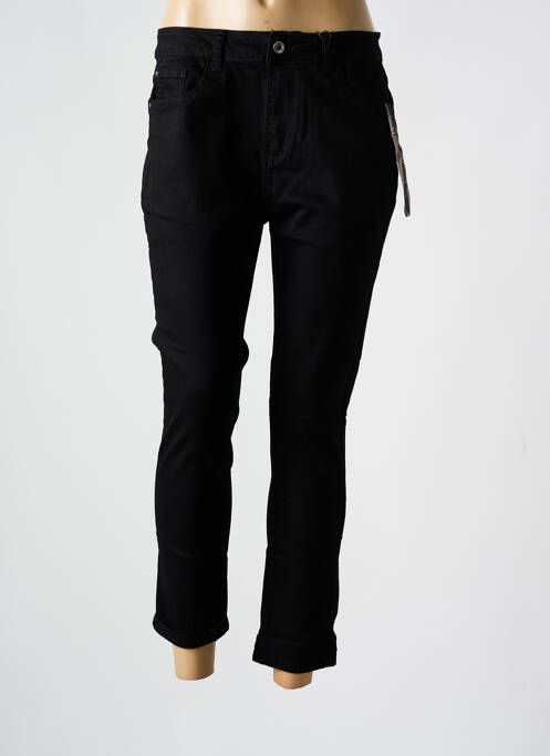 Pantalon slim noir BS JEANS pour femme