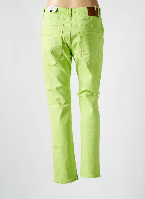 Pantalon slim vert KAROSTAR femme