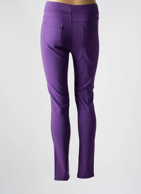 Pantalon slim violet CHRISTY pour femme