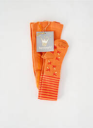 Collants imprimé fantaisie orange BERLINGOT fille