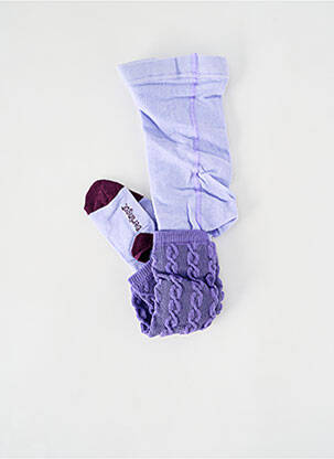 Collants stretch violet BERLINGOT fille