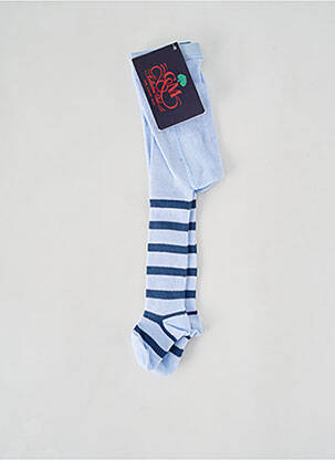 Collants stretch bleu COUDEMAIL enfant