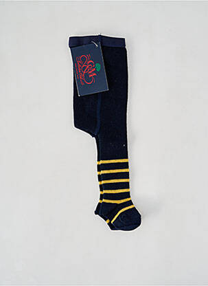 Collants stretch bleu COUDEMAIL enfant