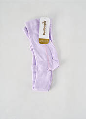 Collants violet BERLINGOT pour fille seconde vue