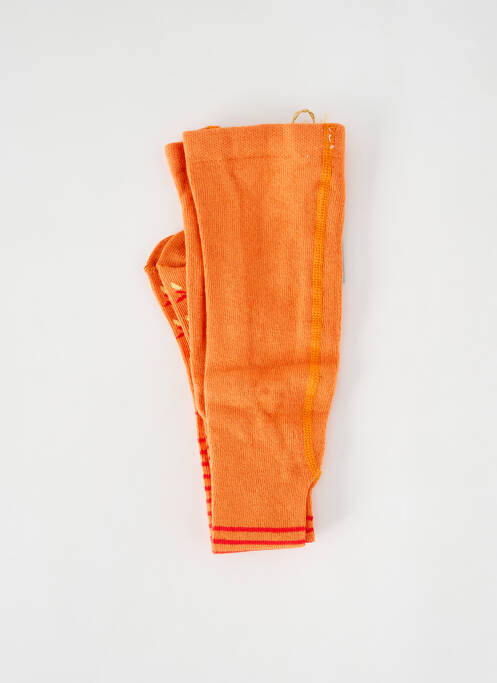 Collants orange BERLINGOT pour fille