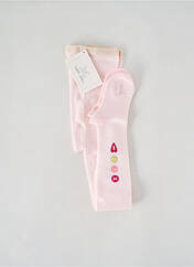 Collants rose LAPIN BLEU pour fille seconde vue