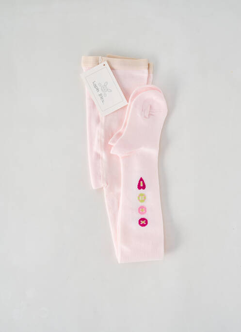 Collants rose LAPIN BLEU pour fille