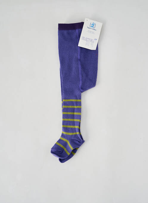 Collants violet LAPIN BLEU pour fille