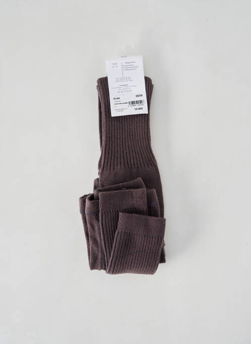 Collants gris COUDEMAIL pour fille